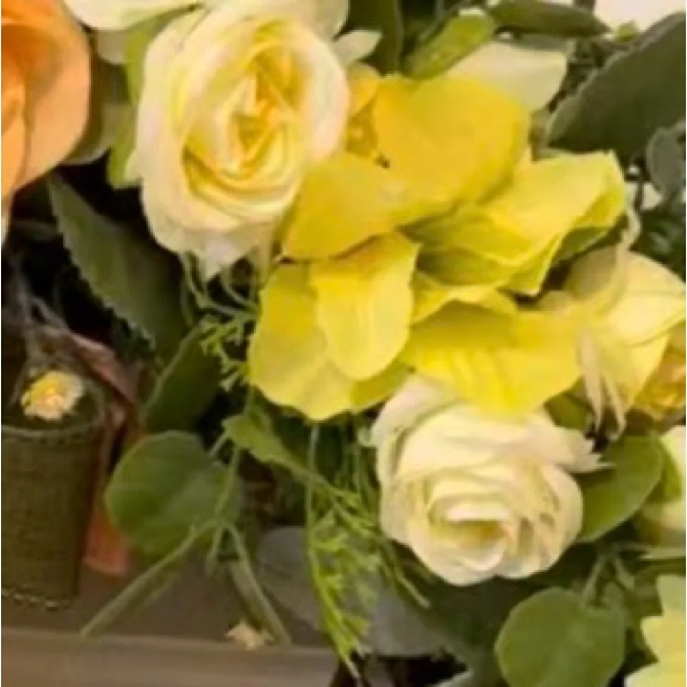 Vibrant Spring Wreath with Yellow and Orange Blooms